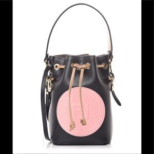 Fendi mini Mon tresor stamp patch bucket bag